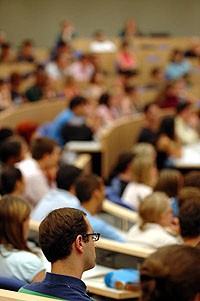 students in a seminar