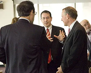 Harvey Goldschmid talking