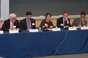 panel of people