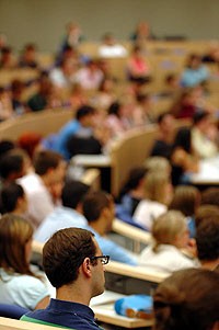 students in a seminar